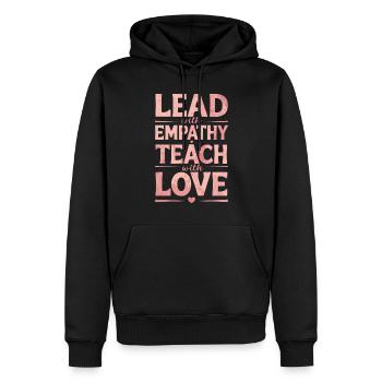 Sonderpädagogik-lehrer „sped Teacher Inclusion“ - Männer Premium Bio Hoodie - Schwarz - Vorne - Nico (187cm)