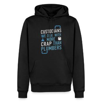 School administrators School staff Caretakers - Men’s Premium Organic Hoodie - black - Front - Nico (187cm)