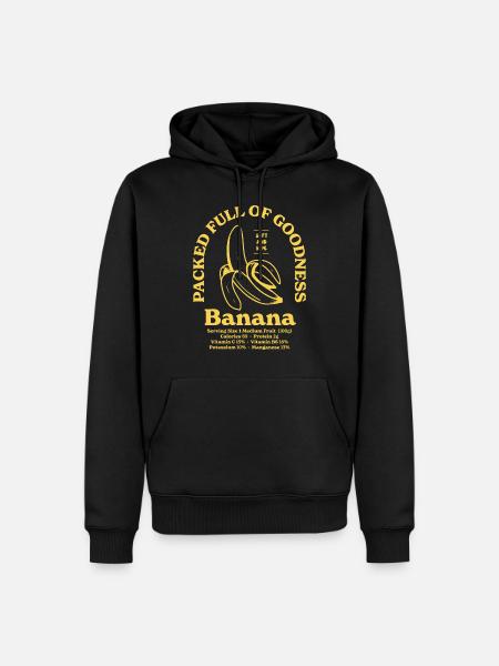 Banana Nutritional - Men’s Premium Organic Hoodie - black