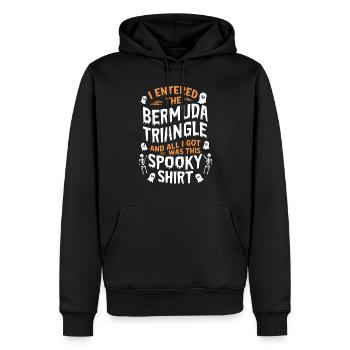 Mysterious disappearances in the Bermuda Triangle - Men’s Premium Organic Hoodie - black - Front - Nico (187cm)
