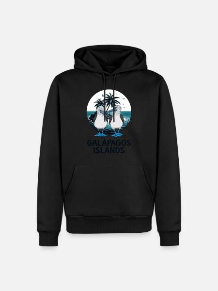 Galapagos Islands - Männer Premium Bio Hoodie - Schwarz