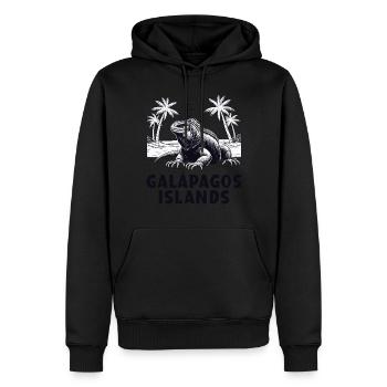 Galapagos Islands - Männer Premium Bio Hoodie - Schwarz - Vorne - Nico (187cm)