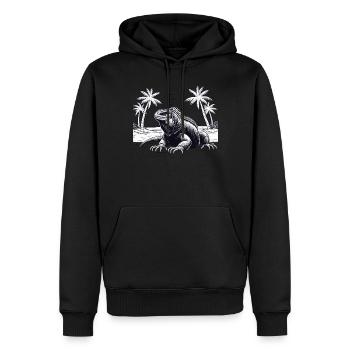 Herpetology Galapagos - Männer Premium Bio Hoodie - Schwarz - Vorne - Nico (187cm)