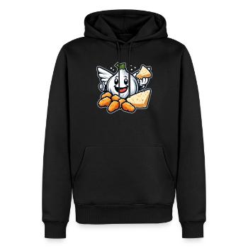 Chicken Wings Wing Hot Cooked Chicken Fast Food - Männer Premium Bio Hoodie - Schwarz - Vorne - Nico (187cm)
