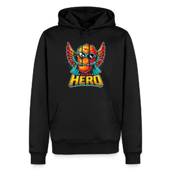 Hot Chicken Wings Spicy Wings Buffalo Wings - Männer Premium Bio Hoodie - Schwarz - Vorne - Nico (187cm)