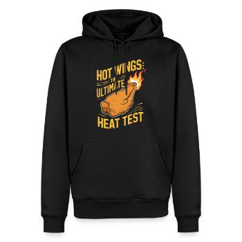 Hot Chicken Wings Spicy Wings Buffalo Wings - Männer Premium Bio Hoodie - Schwarz - Vorne - Nico (187cm)