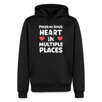 Polyamorous Community Polyamorous Parenting - Men’s Premium Organic Hoodie - black - Front - Nico (187cm)