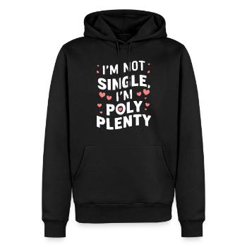 Polyamorous Community Polyamorous Parenting - Men’s Premium Organic Hoodie - black - Front - Nico (187cm)