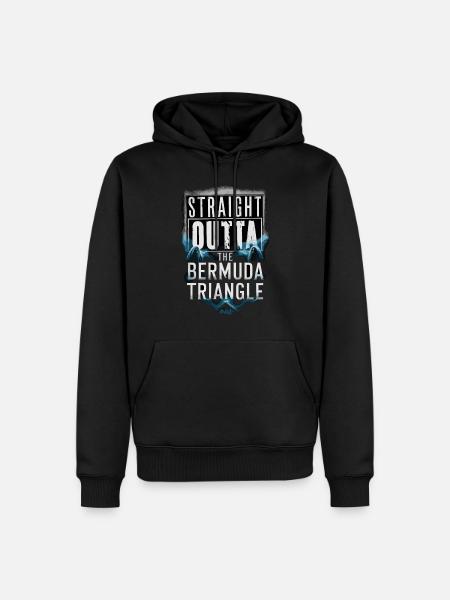 Mysterieuze verdwijningen in de Bermudadriehoek - Mannen Premium Bio hoodie - zwart