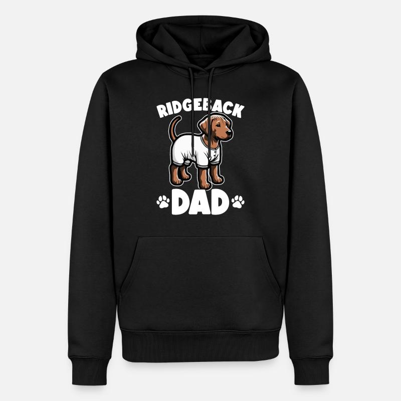 Rhodesian Ridgeback Dog Rhodesian Ridgebacks - Men’s Premium Organic Hoodie - black