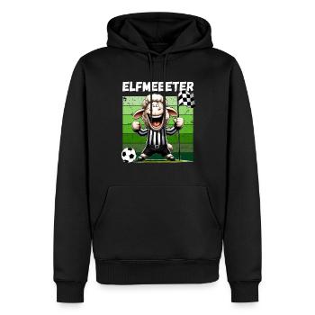 Fußball Fußballfan Elfmeter Fußballplatz Lustig - Männer Premium Bio Hoodie - Schwarz - Vorne - Nico (187cm)