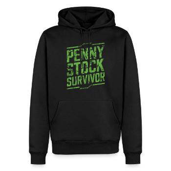 Börsenhändler, Forex-händler, Anlegerhandel - Männer Premium Bio Hoodie - Schwarz - Vorne - Nico (187cm)