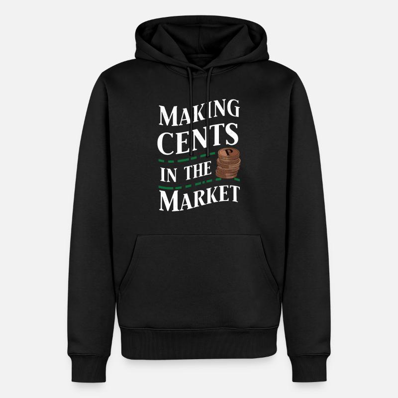 Börsenhändler, Forex-händler, Anlegerhandel - Männer Premium Bio Hoodie - Schwarz