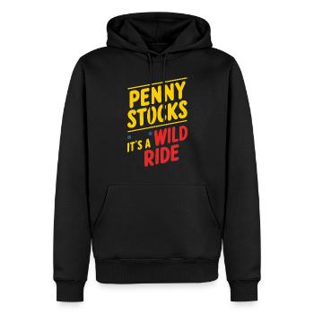 Börsenhändler, Forex-händler, Anlegerhandel - Männer Premium Bio Hoodie - Schwarz - Vorne - Nico (187cm)