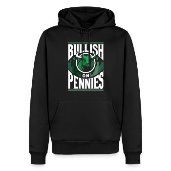 Börsenhändler, Forex-händler, Anlegerhandel - Männer Premium Bio Hoodie - Schwarz - Vorne - Nico (187cm)