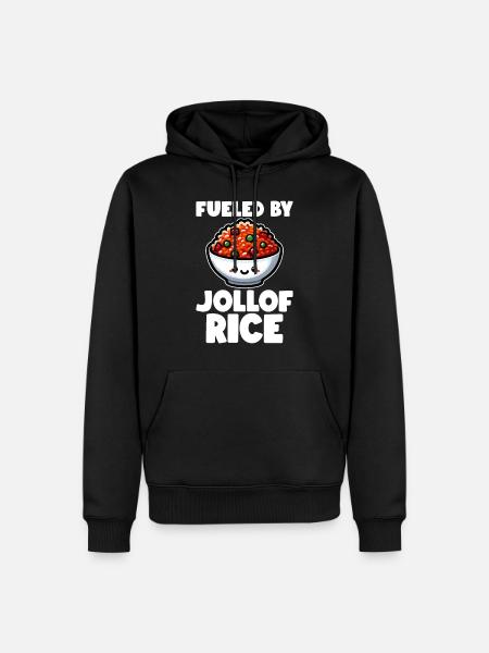 Jollof Rice - Men’s Premium Organic Hoodie - black