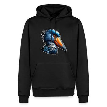 Schuhschnabel Storch Geschenk Schuhschnabel Störche Vogel - Männer Premium Bio Hoodie - Schwarz - Vorne - Nico (187cm)