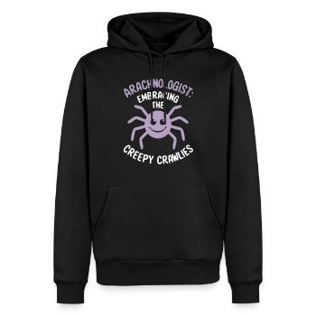 Araignée De Compagnie, Tarentule, Amoureux Des Araignées - Sweat à capuche Premium bio Homme - noir - Devant - Nico (187cm)