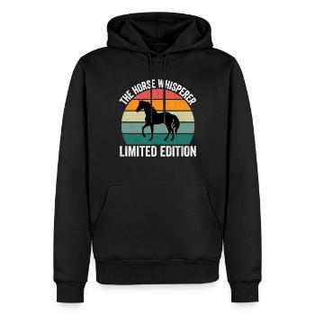 The Horse Whisperer - Men’s Premium Organic Hoodie - black - Front - Nico (187cm)
