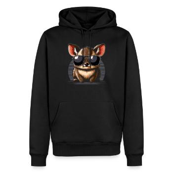 Niedlicher Pudu-hirsch Südamerika Cartoon-hirsch - Männer Premium Bio Hoodie - Schwarz - Vorne - Nico (187cm)