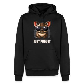 Niedlicher Pudu-hirsch Südamerika Cartoon-hirsch - Männer Premium Bio Hoodie - Schwarz - Vorne - Nico (187cm)