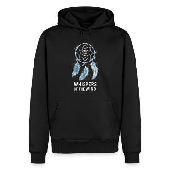 Dream Catcher Bohemian Spiritual Dreamcatcher - Männer Premium Bio Hoodie - Schwarz - Vorne - Nico (187cm)