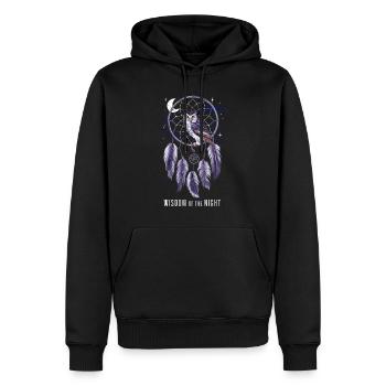 Dream Catcher Bohemian Spiritual Dreamcatcher - Männer Premium Bio Hoodie - Schwarz - Vorne - Nico (187cm)