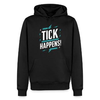 Tourette-syndrom-bewusstsein Neurodiverse - Männer Premium Bio Hoodie - Schwarz - Vorne - Nico (187cm)