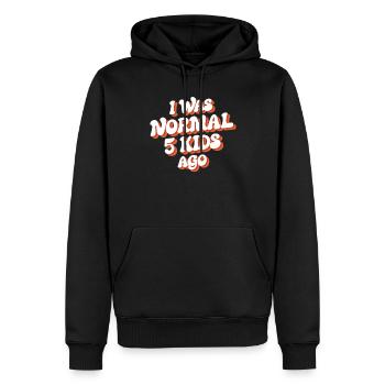 Ich War Normal Vor 5 Kindern - Männer Premium Bio Hoodie - Schwarz - Vorne - Nico (187cm)