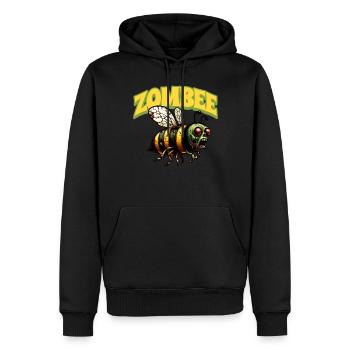 Abeille zombie Zombee - Sweat à capuche Premium bio Homme - noir - Devant - Nico (187cm)
