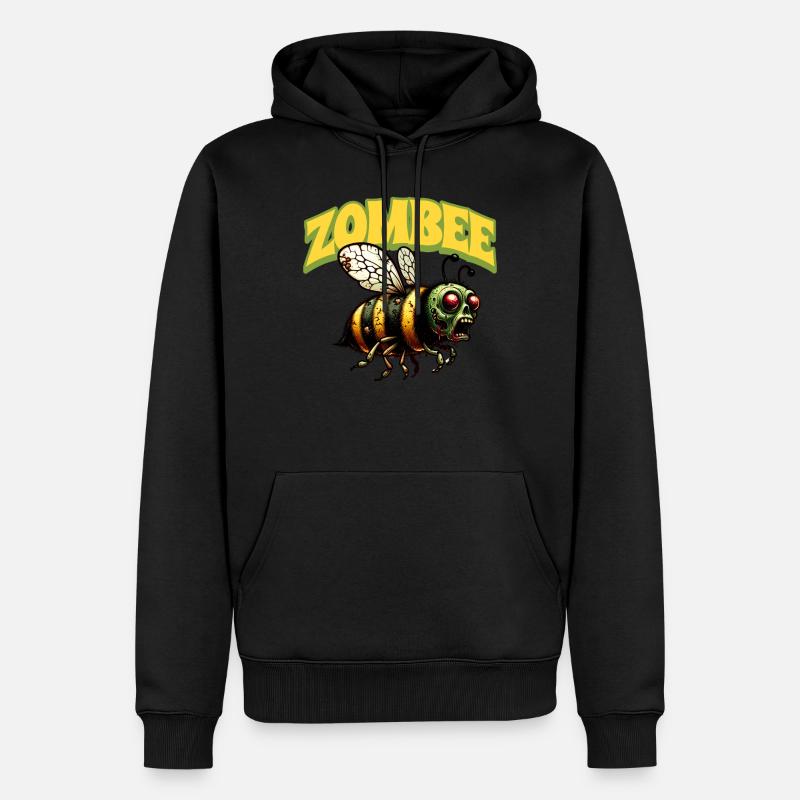 Abeille zombie Zombee - Sweat à capuche Premium bio Homme - noir