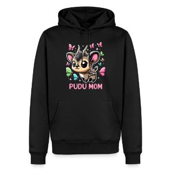 Niedlicher Pudu-hirsch Südamerika Cartoon-hirsch - Männer Premium Bio Hoodie - Schwarz - Vorne - Nico (187cm)