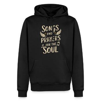 Chormusik Religiöser Gesang Glaubensbasierte Musik - Männer Premium Bio Hoodie - Schwarz - Vorne - Nico (187cm)