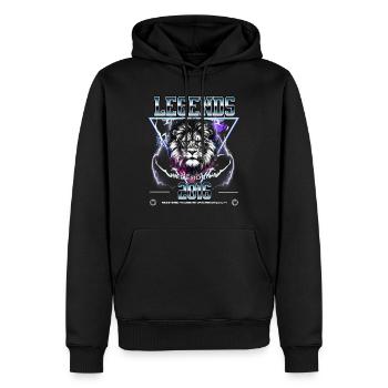 2016 Anniversaire année de naissance Leo - Sweat à capuche Premium bio Homme - noir - Devant - Nico (187cm)