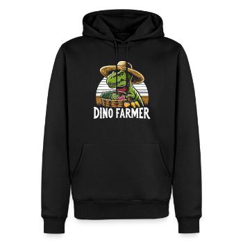 Bonsai Master T-Rex Dinosaur Gardening for - Men’s Premium Organic Hoodie - black - Front - Nico (187cm)