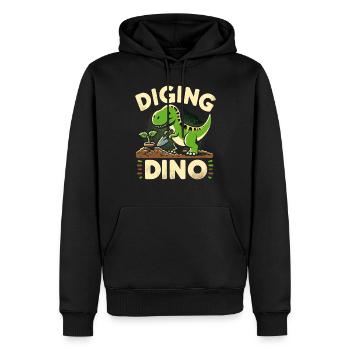Bonsai Master T-Rex Dinosaur Gartenarbeit für - Männer Premium Bio Hoodie - Schwarz - Vorne - Nico (187cm)