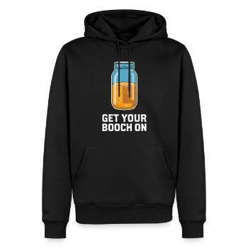Vorteile Von Kombucha Für Brewer Maker Tea Lover - Männer Premium Bio Hoodie - Schwarz - Vorne - Nico (187cm)