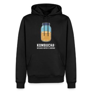 Vorteile Von Kombucha Für Brewer Maker Tea Lover - Männer Premium Bio Hoodie - Schwarz - Vorne - Nico (187cm)