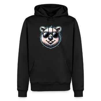 Se sentir Wombat-Tastic aujourd’hui - Wombat drôle - Sweat à capuche Premium bio Homme - noir - Devant - Nico (187cm)