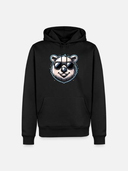 Feeling Wombat-Tastic Today - Funny Wombat - Men’s Premium Organic Hoodie - black
