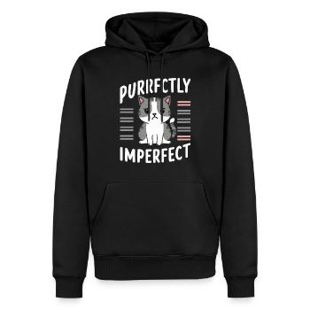 Renouveau de l’emo et mode alternative pour les enfants de la scène - Sweat à capuche Premium bio Homme - noir - Devant - Nico (187cm)