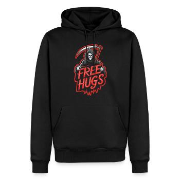 Renouveau de l’emo et mode alternative pour les enfants de la scène - Sweat à capuche Premium bio Homme - noir - Devant - Nico (187cm)