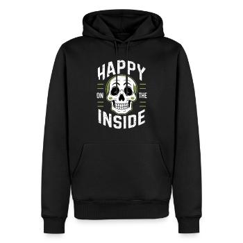 Renouveau de l’emo et mode alternative pour les enfants de la scène - Sweat à capuche Premium bio Homme - noir - Devant - Nico (187cm)
