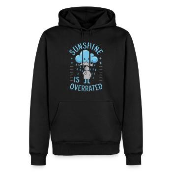 Renouveau de l’emo et mode alternative pour les enfants de la scène - Sweat à capuche Premium bio Homme - noir - Devant - Nico (187cm)