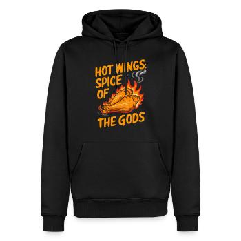 Hot Chicken Wings Spicy Wings Buffalo Wings - Männer Premium Bio Hoodie - Schwarz - Vorne - Nico (187cm)