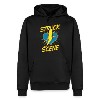 Revival emo et mode alternative pour Scene Kids - Sweat à capuche Premium bio Homme - noir - Devant - Nico (187cm)