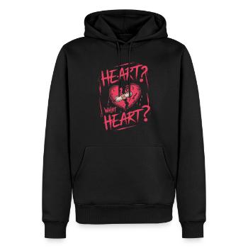 Revival emo et mode alternative pour Scene Kids - Sweat à capuche Premium bio Homme - noir - Devant - Nico (187cm)