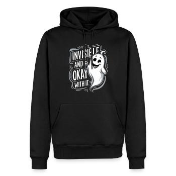 Revival emo et mode alternative pour Scene Kids - Sweat à capuche Premium bio Homme - noir - Devant - Nico (187cm)