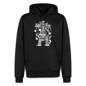 Maya Gott Mayanische Mythologie Itzamna - Männer Premium Bio Hoodie - Schwarz - Vorne - Nico (187cm)