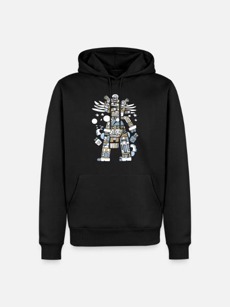 Mayan God Mayan Mythology Itzamna - Men’s Premium Organic Hoodie - black